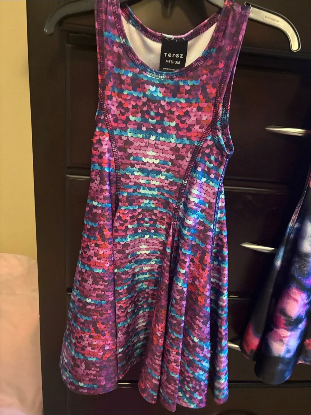 TEREZ GIRLS - lot of 4 printed dresses, Size MEDIUM